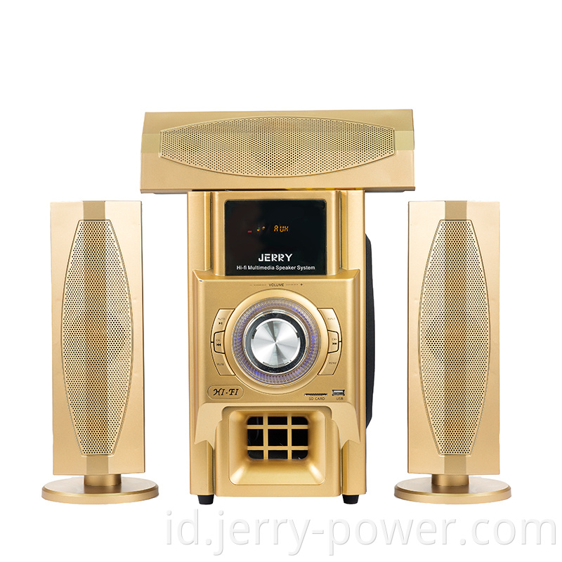 Sound System Jerry Power 3.1 Speaker dengan Amplifier Daya Input Optik Professional